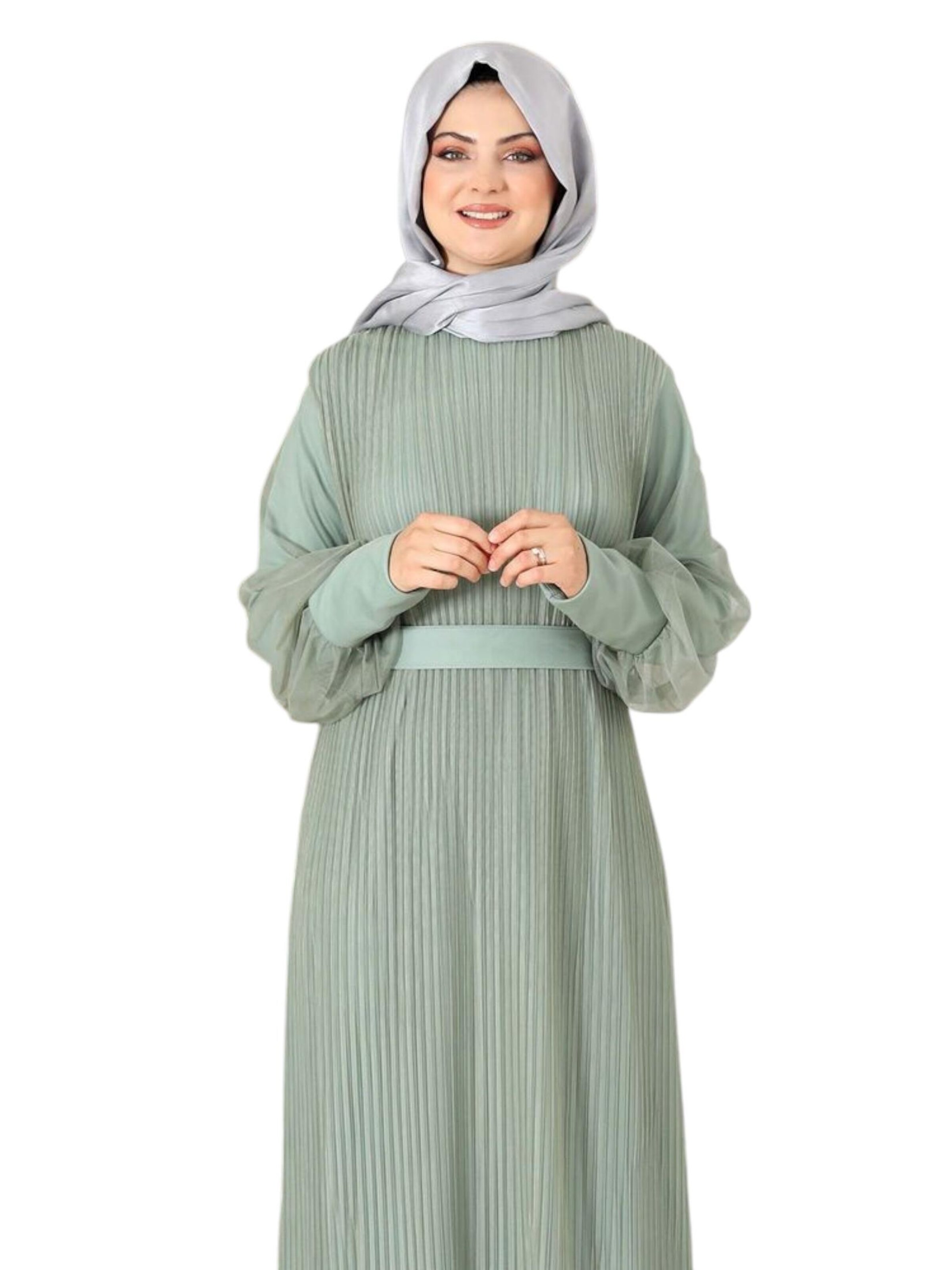 fashionshowcase Festkjole 'BEGÜM' i grøn