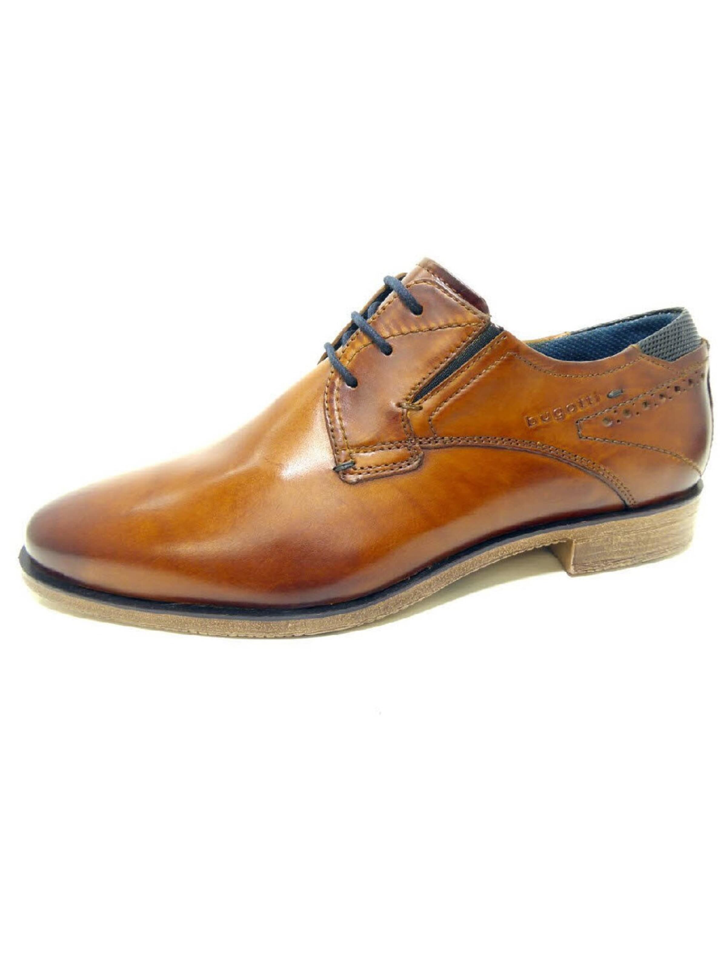 bugatti - Zapatos con cordón 'Sneaker Herren 311251011100-6300 - Glattleder in braun' en marrón: frente
