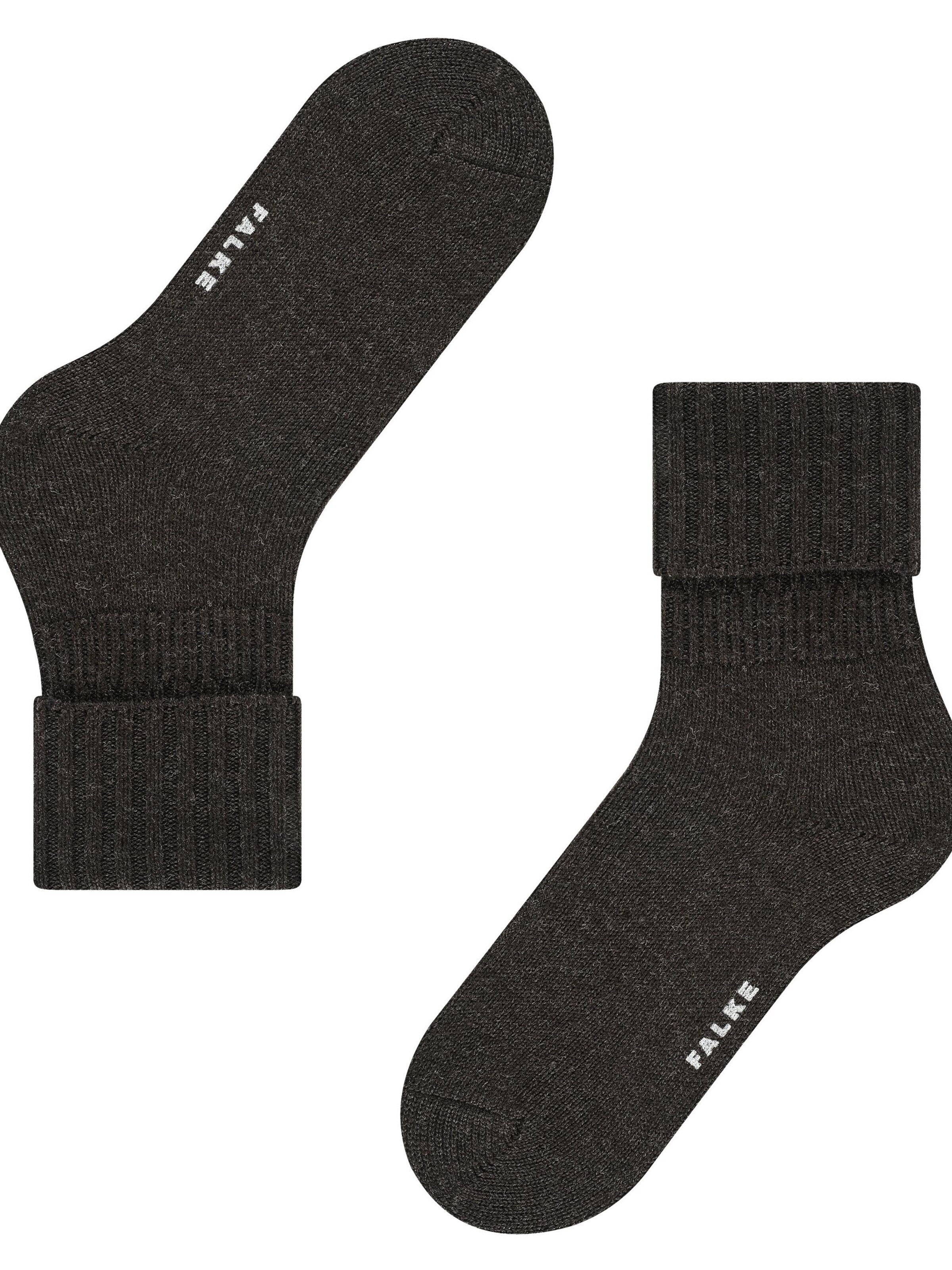 FALKE Socks 'Striggings Rib' in Grey