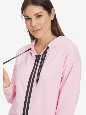 Betty Barclay Zip-Up Hoodie in Pink