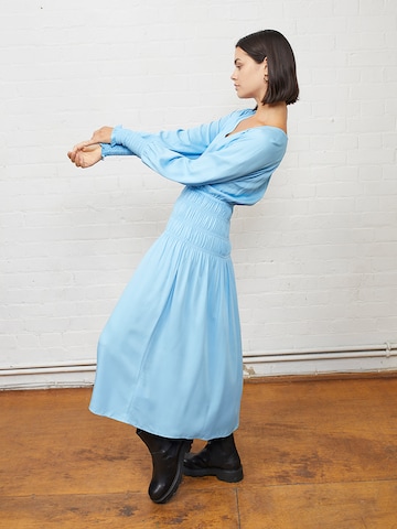 Robe 'Etta' Aligne en bleu