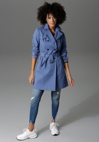 Aniston CASUAL Trenchcoat in Blau: predná strana