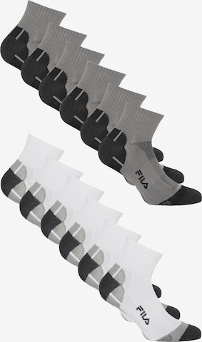 FILA Athletic Socks in Grey: front