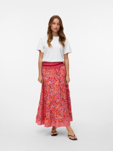 Jupe 'VMSwip' VERO MODA en rouge : devant