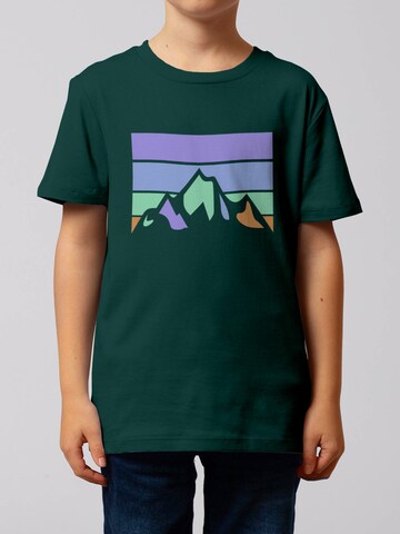 watabout.kids Shirt 'Landscape' in Groen: voorkant