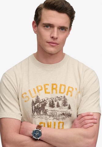 T-Shirt Superdry & Co en beige