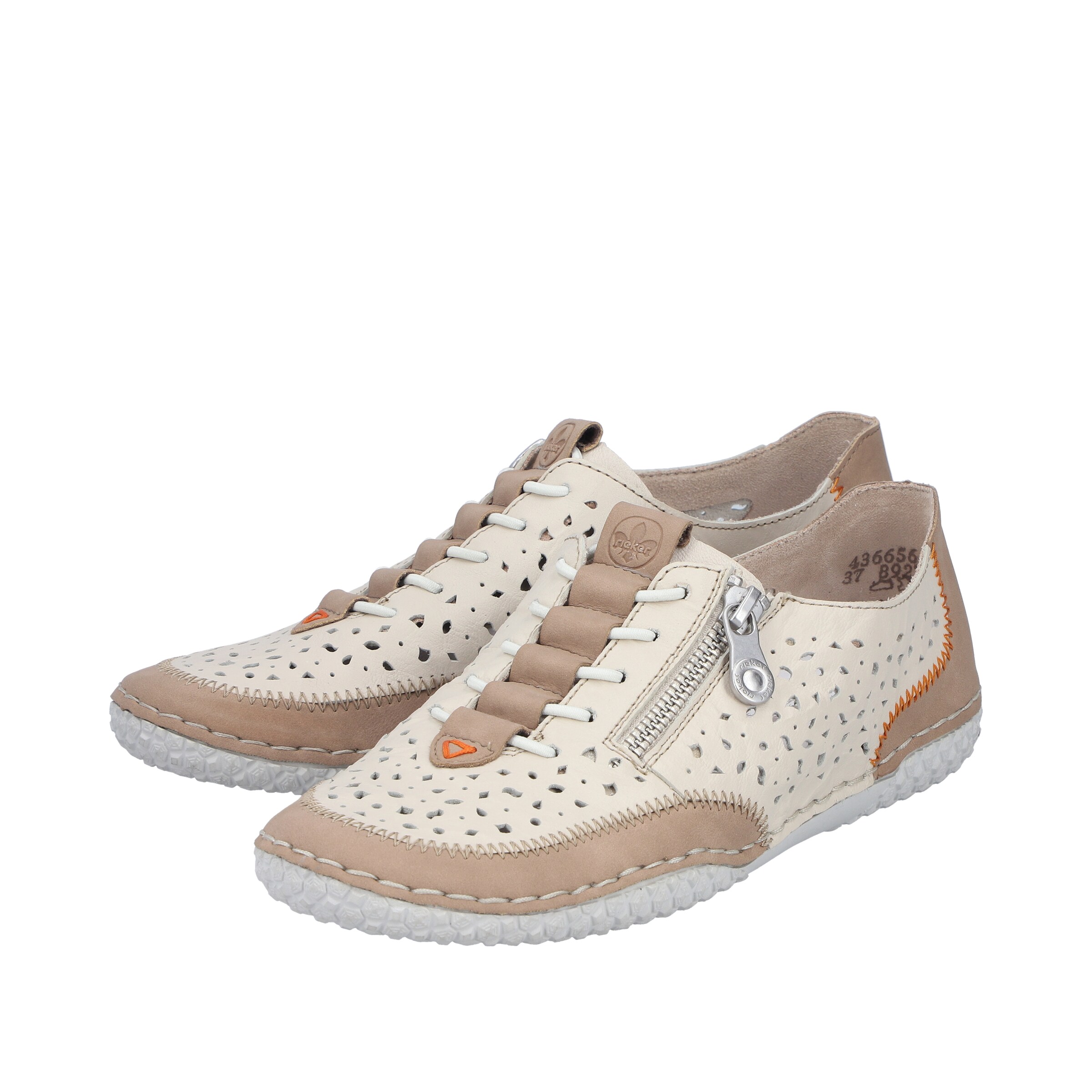 Chaussure basse '43665' Rieker en beige