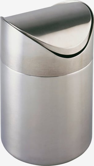 Wenko Kosmetikeimer 'Otranto' in silbergrau, Produktansicht