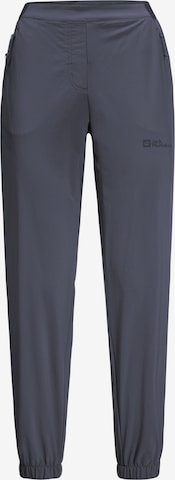 JACK WOLFSKIN Regular Outdoor trousers 'Prelight' in Blue: front