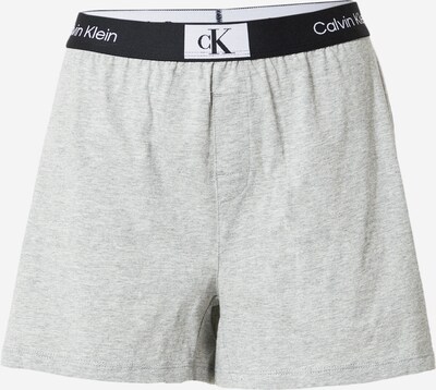 Calvin Klein Underwear Pyjamashorts in graumeliert / schwarz / weiß, Produktansicht
