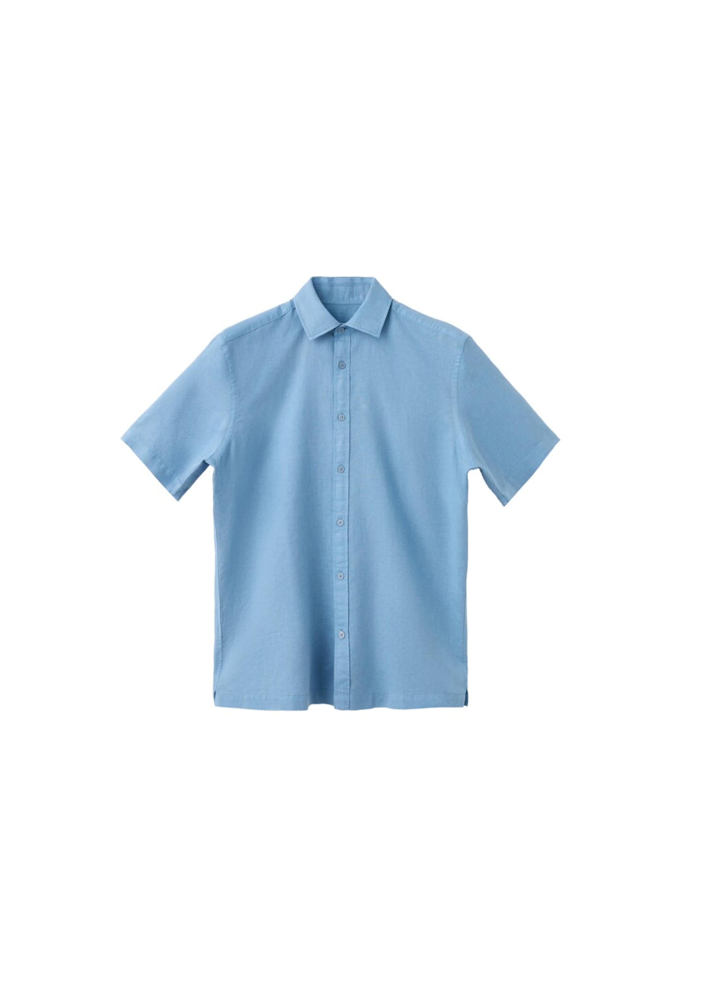 MANGO MAN Button Up Shirt 'Ants-H' in Dusty blue, Item view