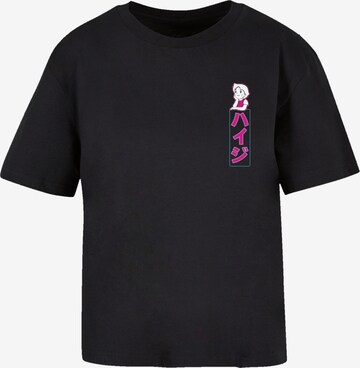 F4NT4STIC Shirt 'Heidi Dream Big Heroes of Childhood' in Black: front