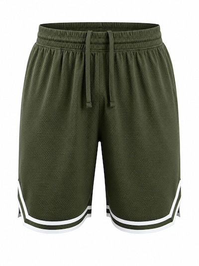 PANTONECLO Swimming Trunks 'Pantoneclo Men’s Gym Shorts with Side Gasket' in S in Green, Item view