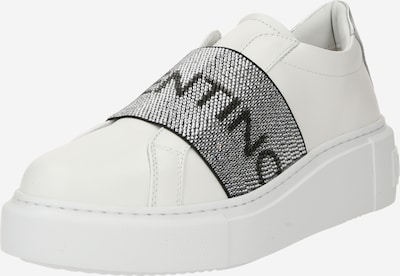 Valentino Shoes Slip-On i svart / silver / vit, Produktvy