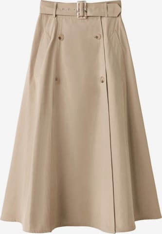 Jupe adl en beige : devant
