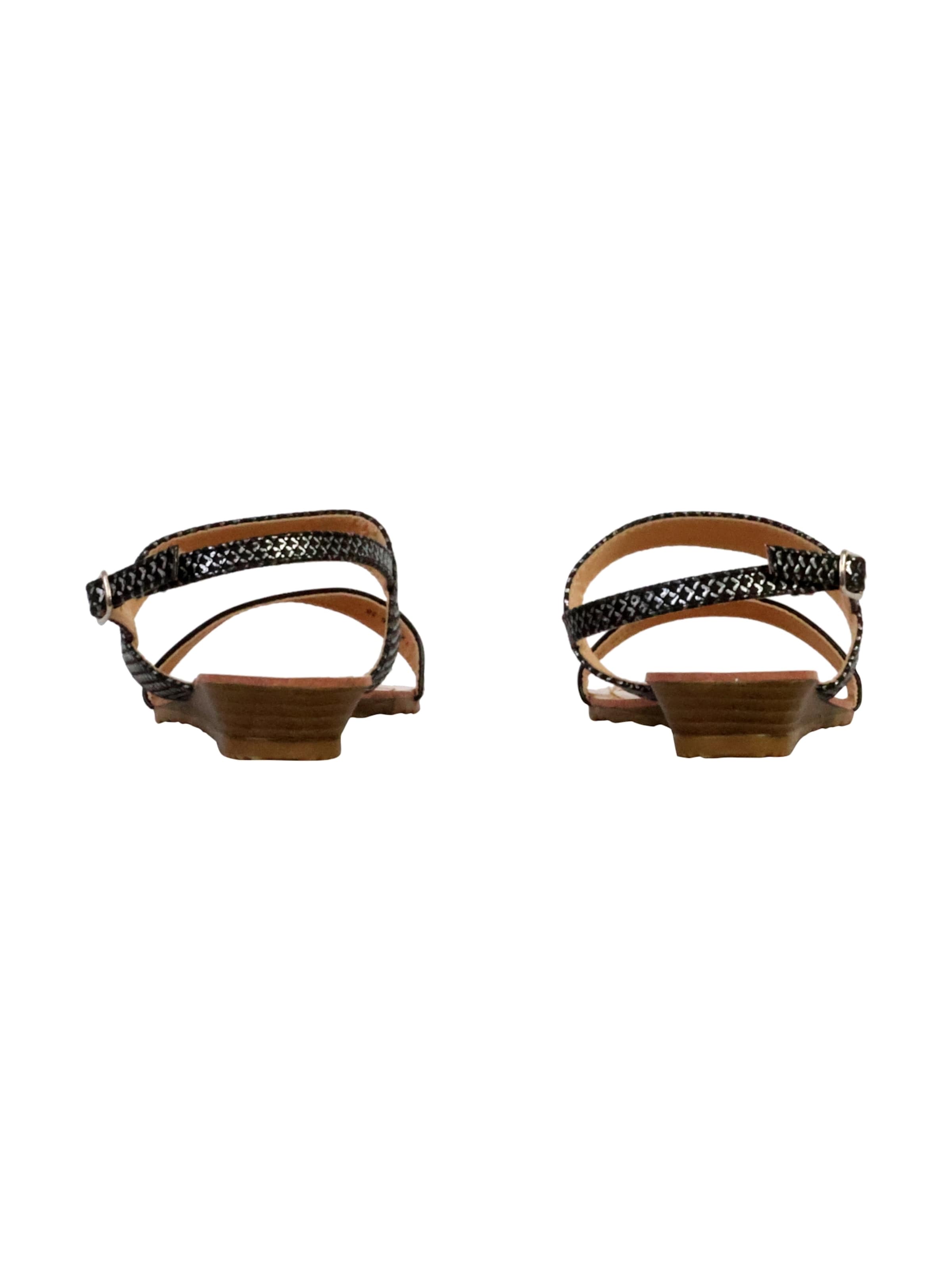 The Divine Factory Sandal 'Sandalen aus Leder' in Black