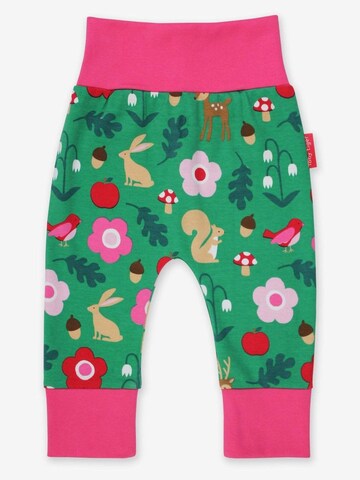 Toby Tiger Regular Pants 'Wald-Druck' in Green: front