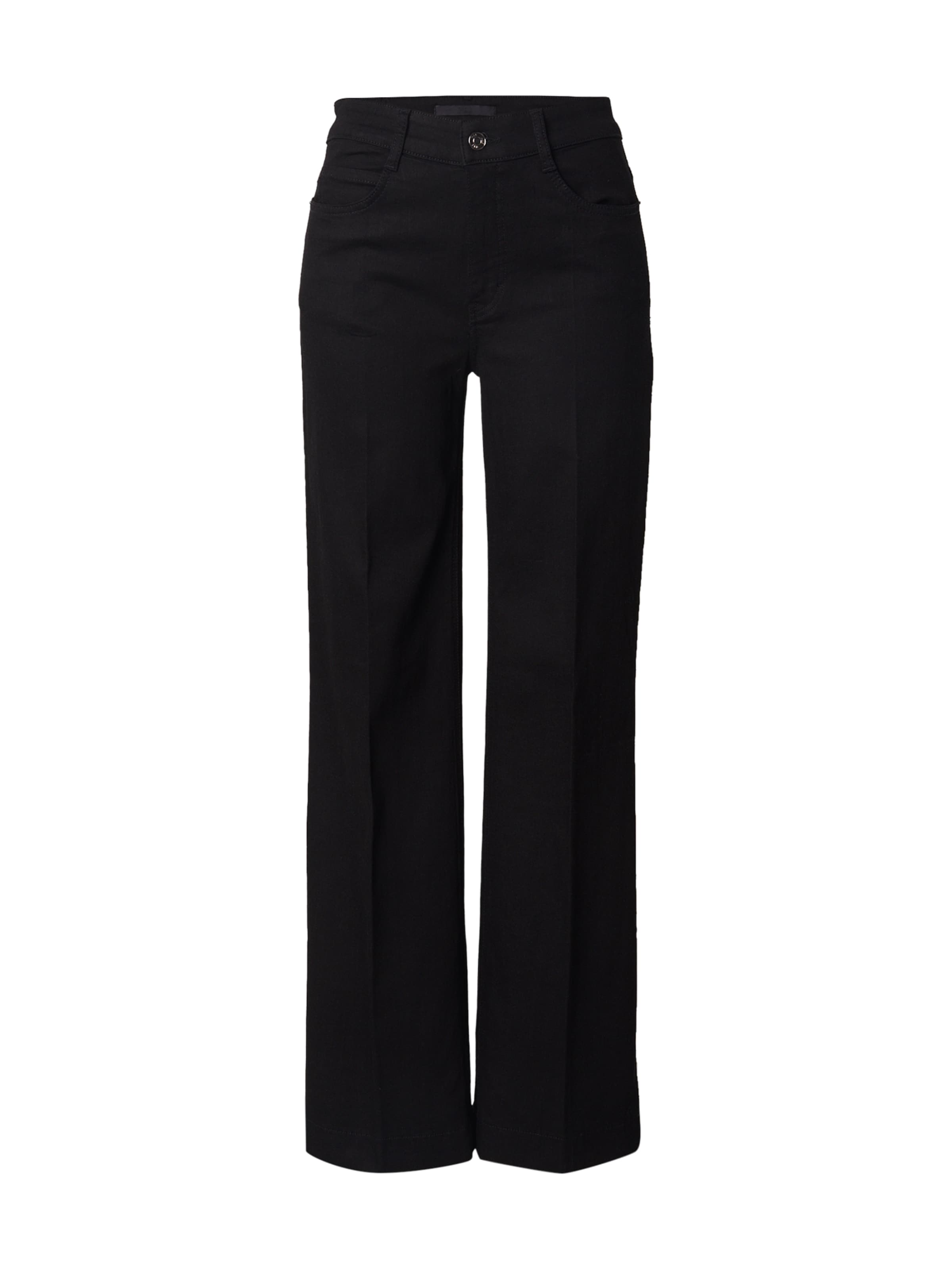 MAC Flared Jeans in Schwarz: Vorderseite