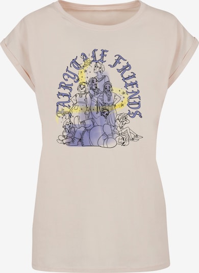 ABSOLUTE CULT T-shirt 'Wish - Fairytale Friends' en nude / jaune clair / violet / noir, Vue avec produit