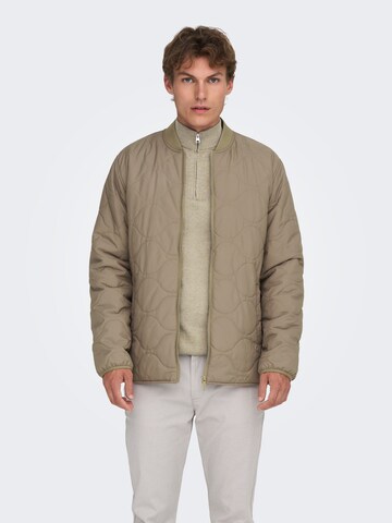 Only & Sons Övergångsjacka 'ONSART' i beige