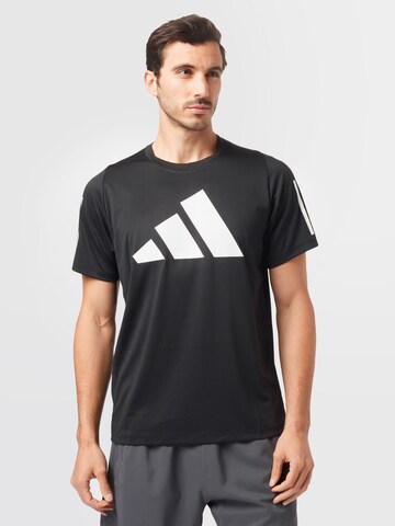 T-Shirt fonctionnel 'Free Lift' ADIDAS PERFORMANCE en noir : devant