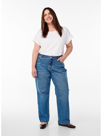 Zizzi Shirt 'Manna' in Wit