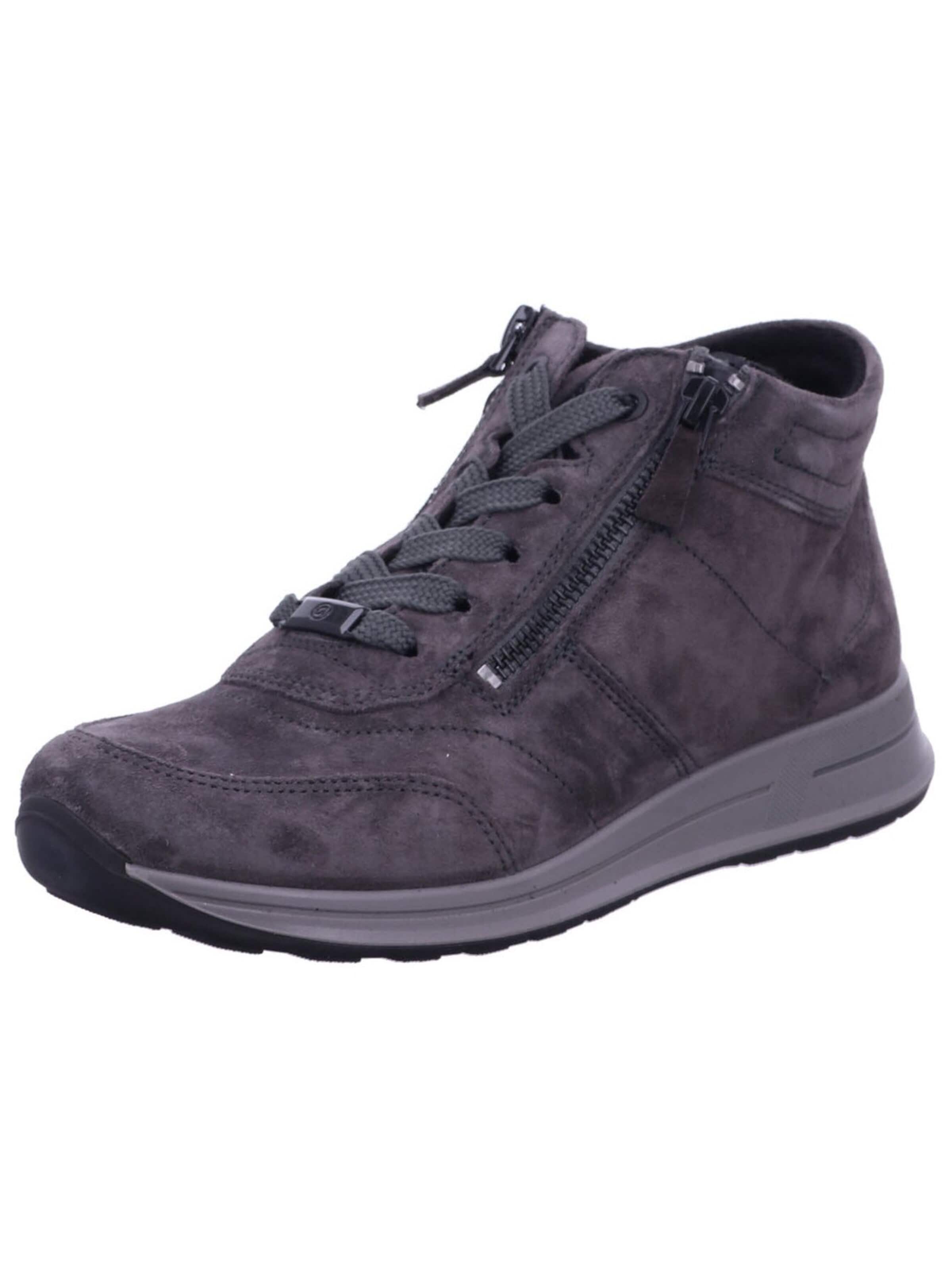 ARA Hög sneaker 'Stiefel Damen 12-24808 99 Rauleder in grau' i lila: framsida
