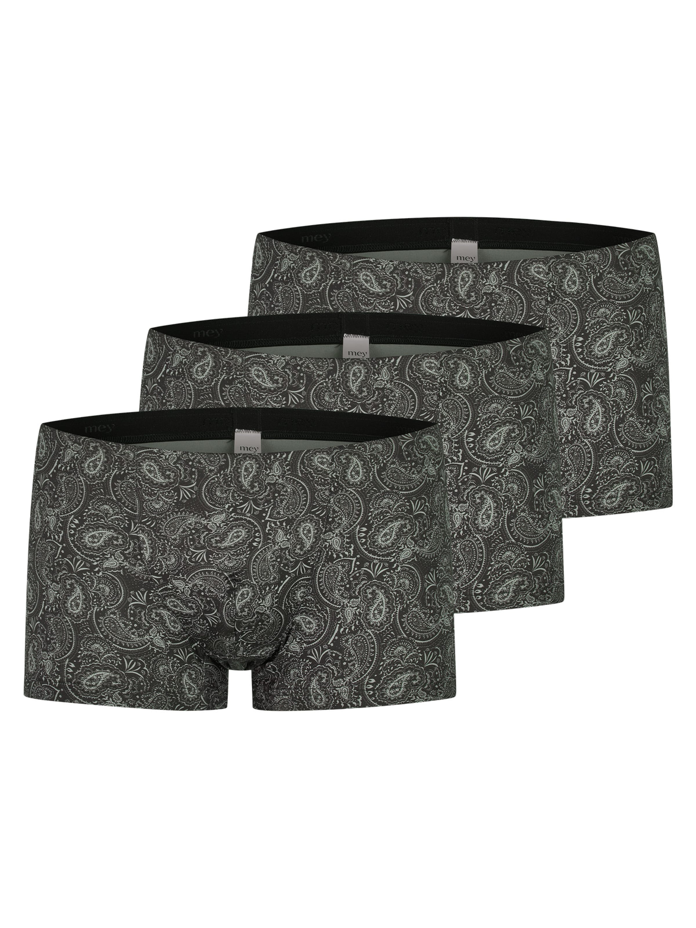 Mey Boxer shorts 'Bc' in Black: front