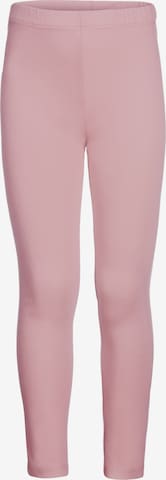 Leggings happy girls en rose : devant