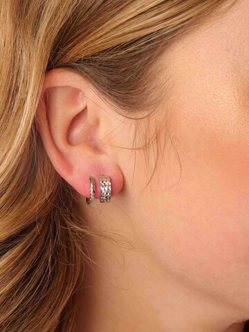 Lucardi Oorbellen in Zilver