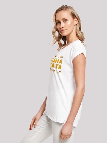 F4NT4STIC Shirt 'Disney König der Löwen Hakuna Matata' in White