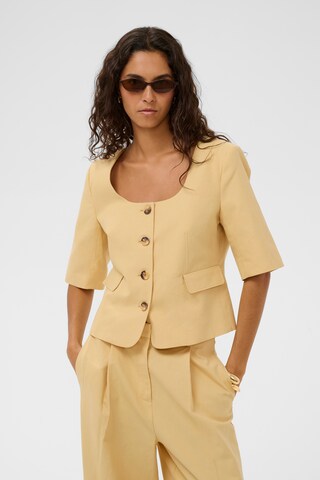 SOAKED IN LUXURY Blazer 'SLBelisma' in Gelb: Vorderseite