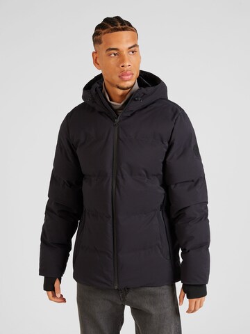 Cars Jeans Winter Jacket 'ROBBY' in Black: front