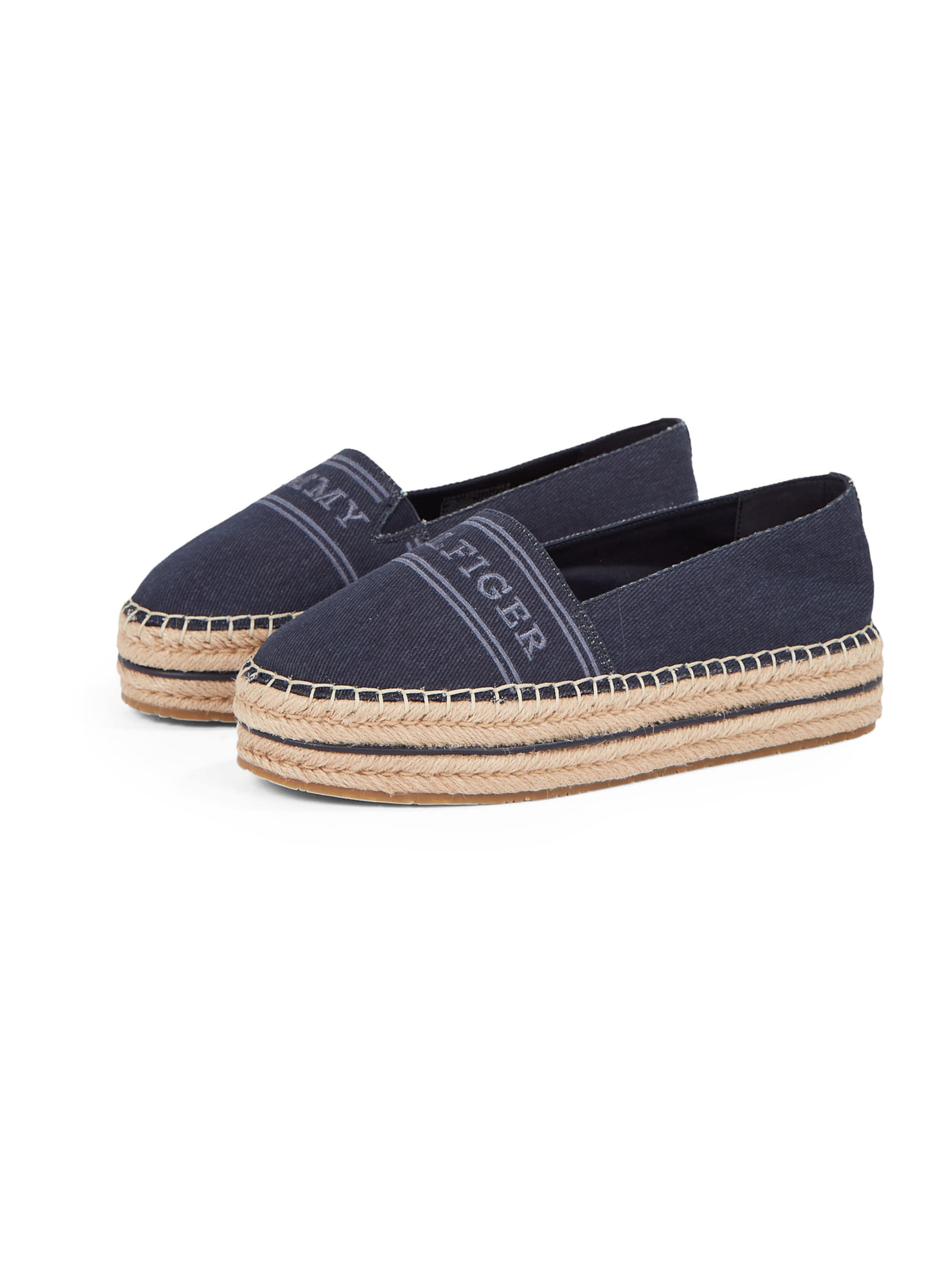 TOMMY HILFIGER Espadrilky - Modrá