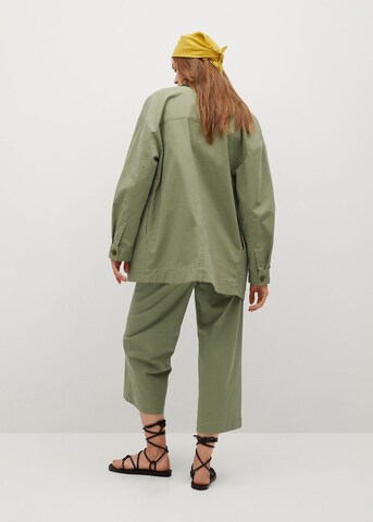 MANGO Prehodna jakna 'Garden' | zelena barva