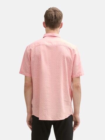 Coupe regular Chemise TOM TAILOR en rouge