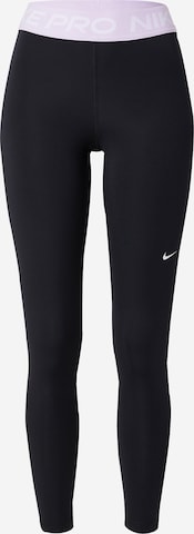 Skinny Pantalon de sport 'NP 365' NIKE en noir : devant