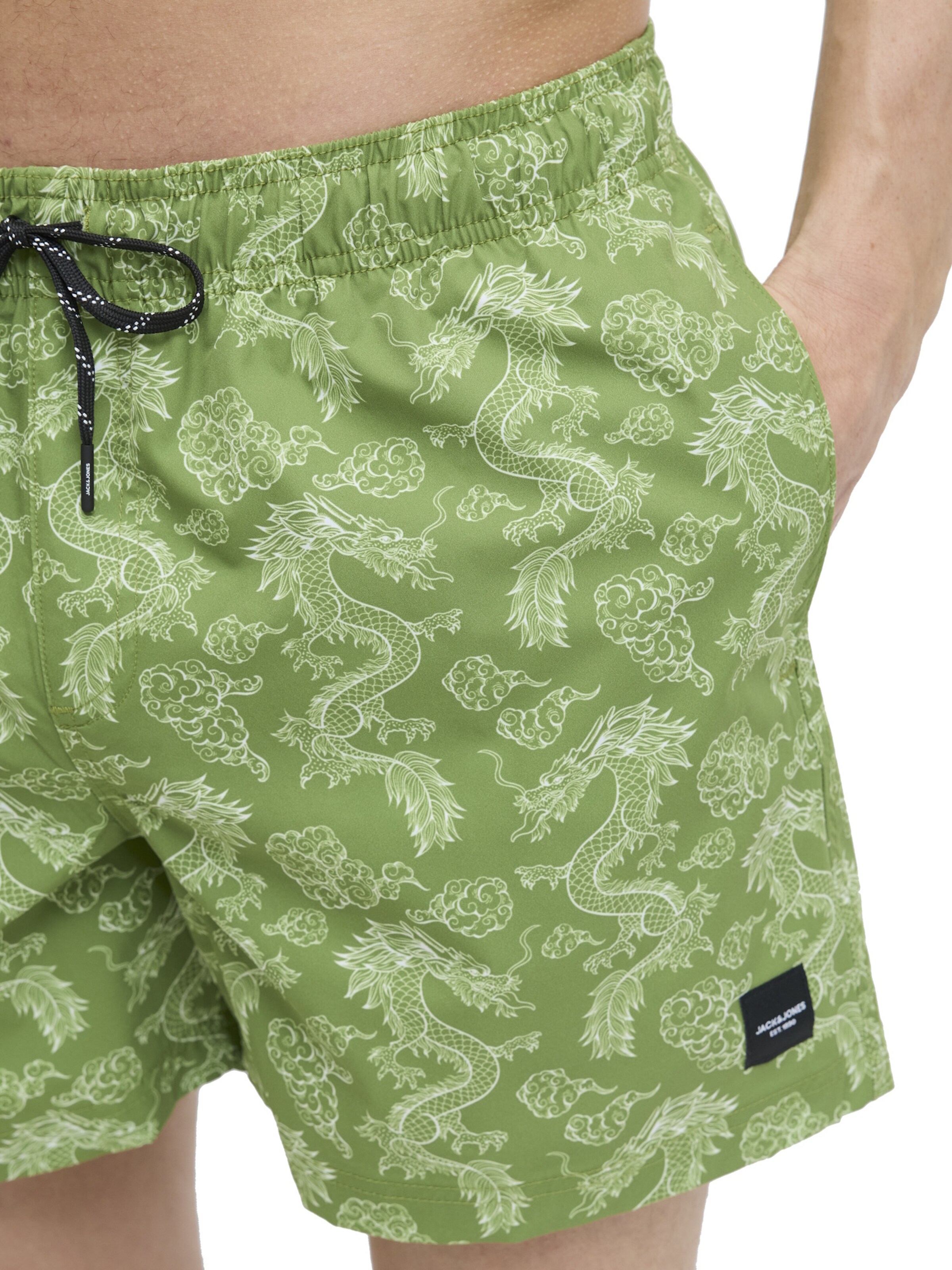Pantaloncini da bagno 'JPSTMaui' di JACK & JONES in verde