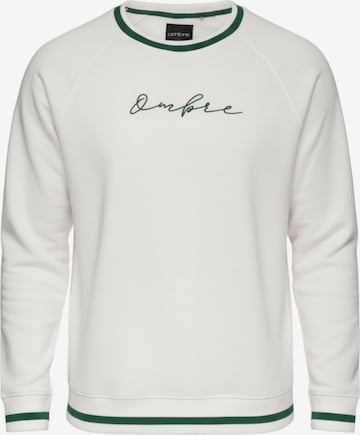 Ombre Sweatshirt 'OM-SSNZ-0244' in White: front