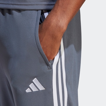 ADIDAS PERFORMANCE Skinny Workout Pants 'Tiro 23 League' in Grey