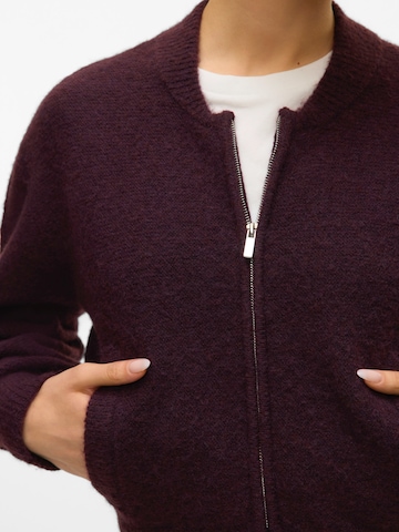VERO MODA Knit cardigan 'VMHANNA' in Red