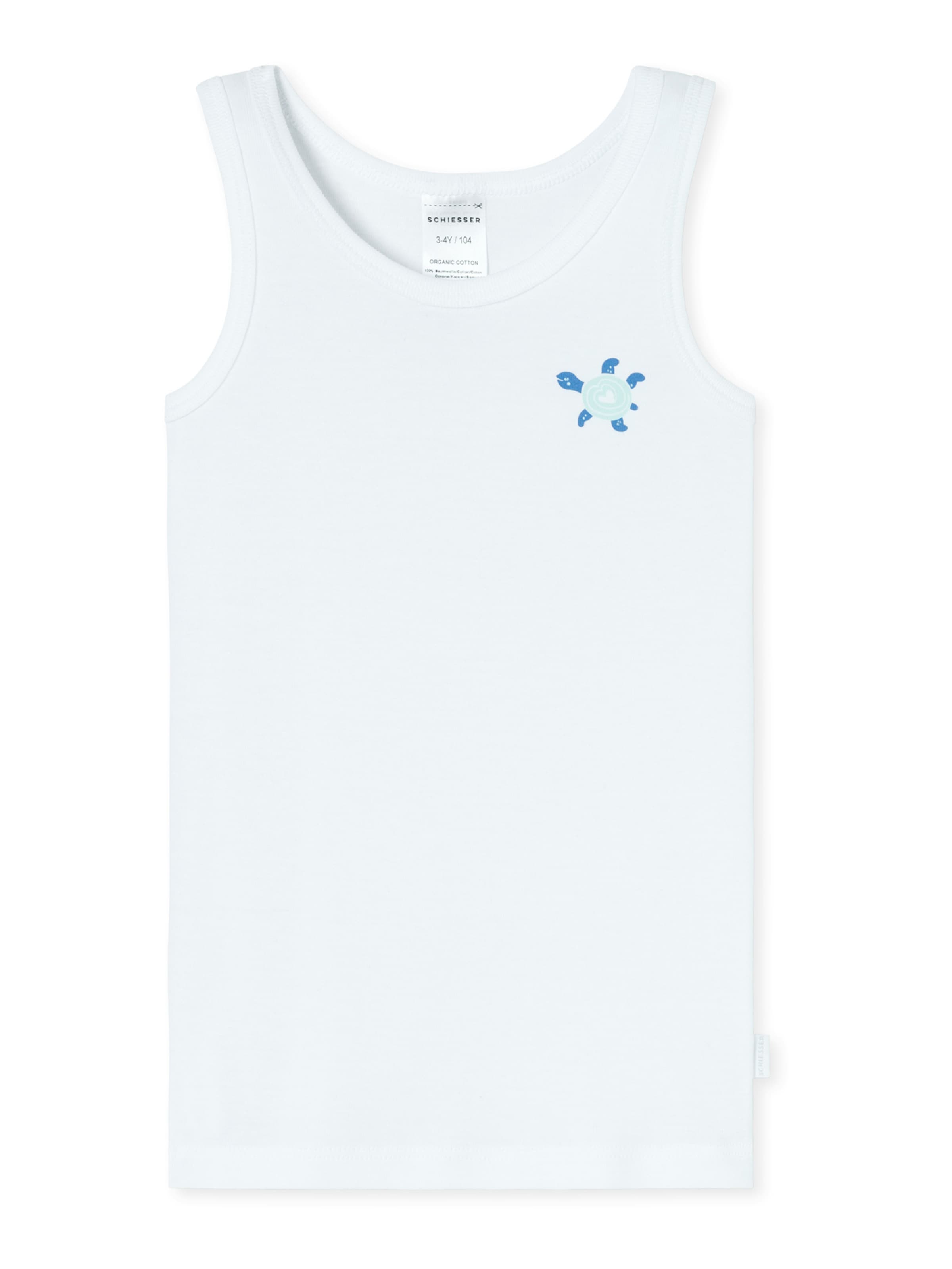 Maillot de corps ' Fine Rib ' SCHIESSER en vert