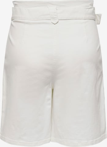 ONLY Regular Pleat-Front Pants in White