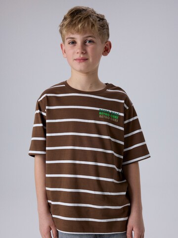 NAME IT - Camisola 'NKMTHOMAS' em castanho: frente