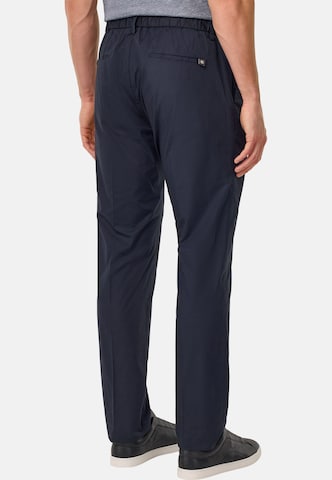 Coupe slim Pantalon à pince Boggi Milano en bleu