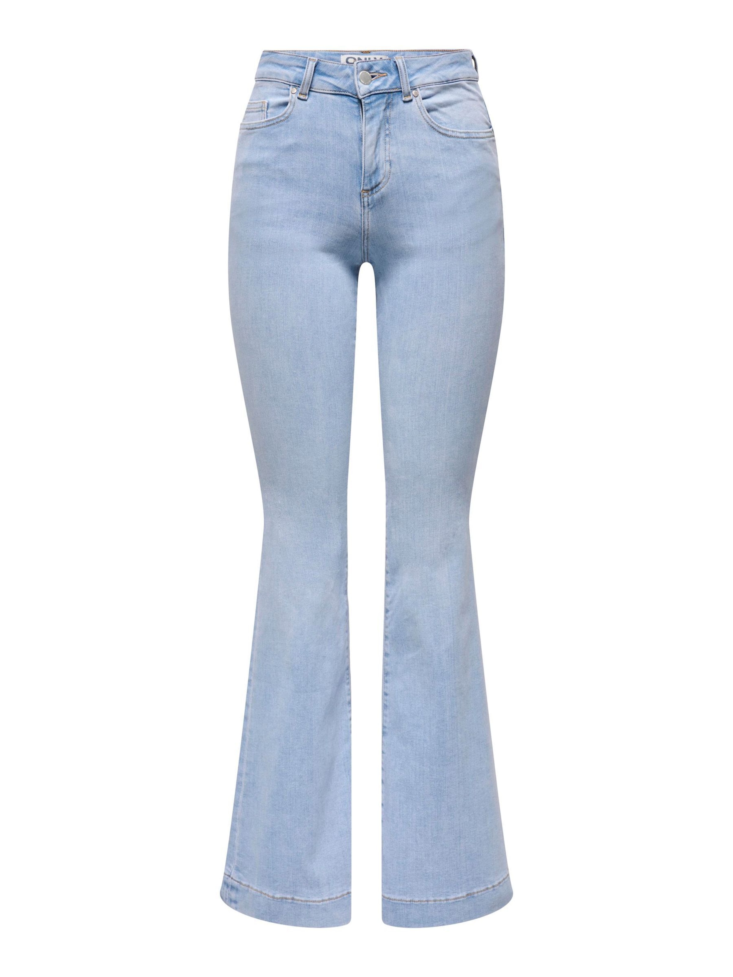 Only Tall Flared Jeans 'ONLBlush' in Blauw: voorkant