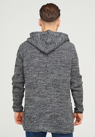 behype Knit Cardigan 'NELIAN' in Grey