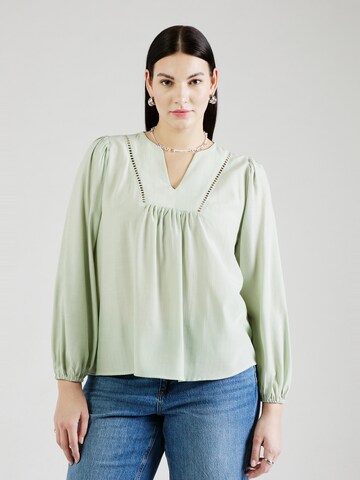 ONLY Carmakoma Blouse 'CARMYRNA' in Green: front