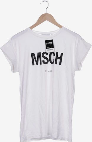 MSCH COPENHAGEN T-Shirt S in Weiß: predná strana