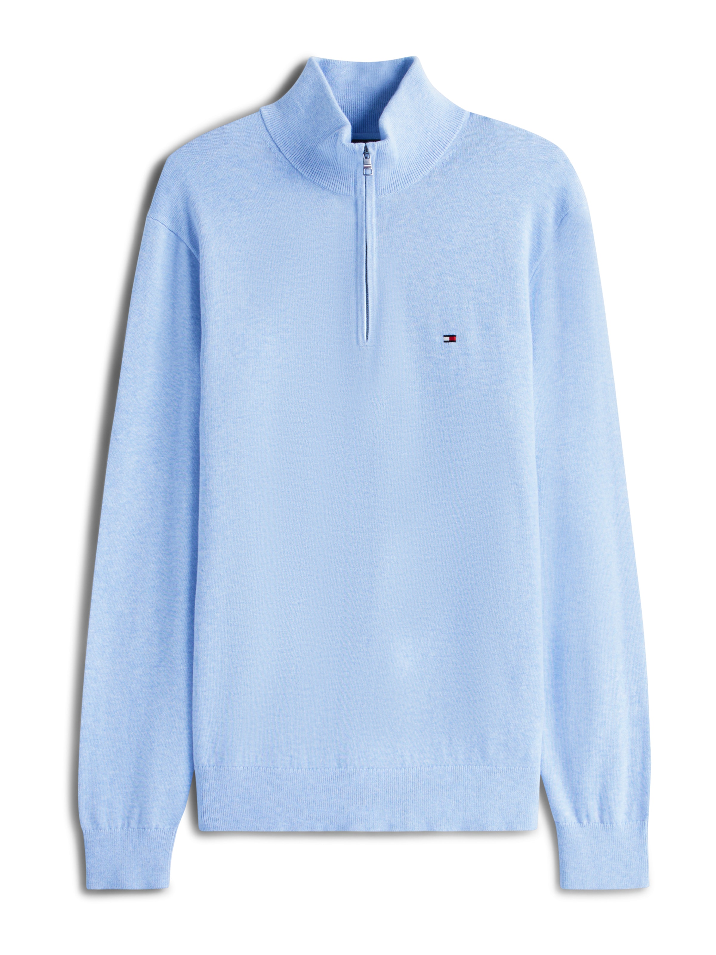 TOMMY HILFIGER Pulóver 'ESSENTIAL' - kék: elől